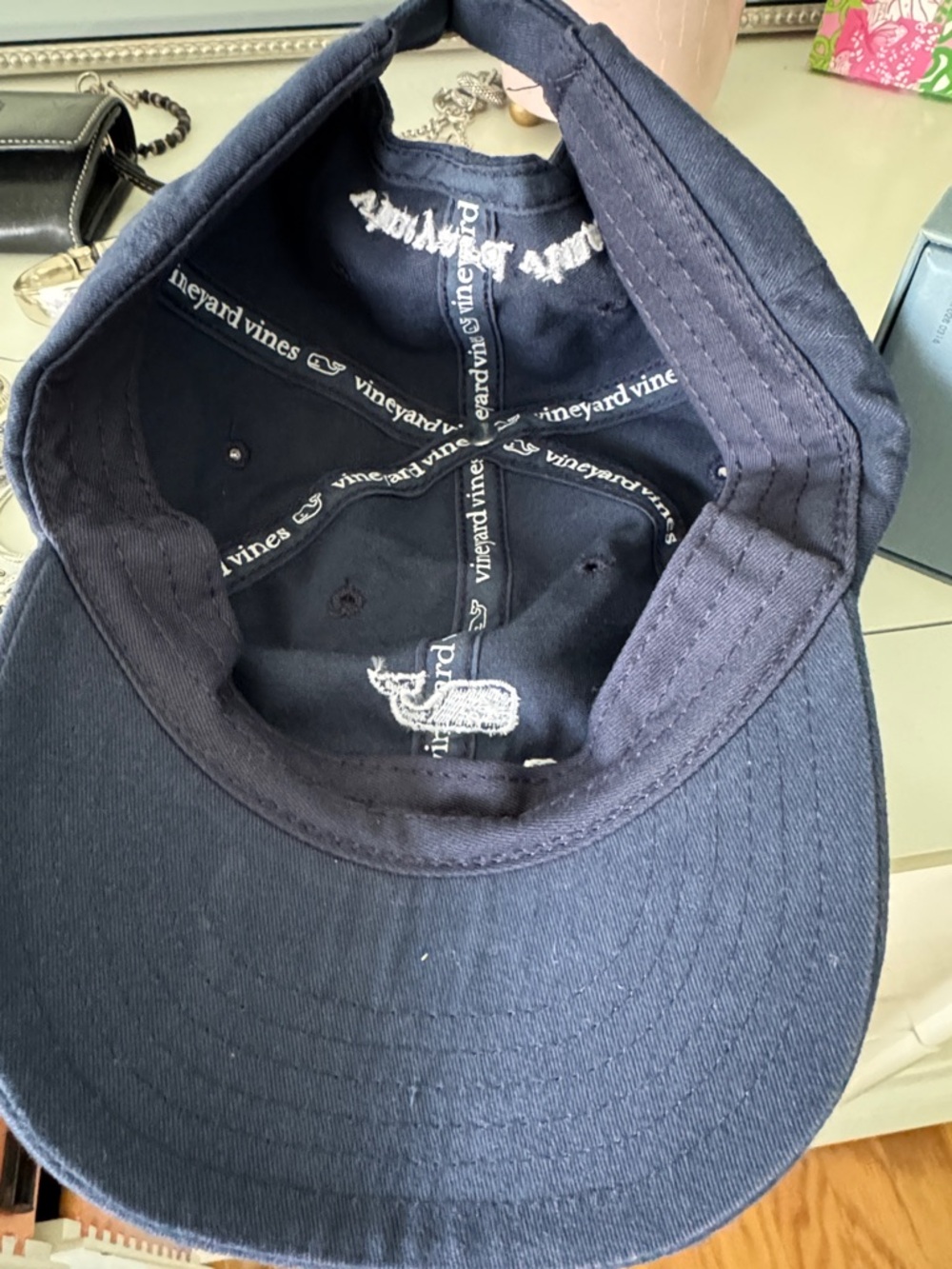 Vineyard Vines Navy Whale Lacrosse Cap - Picture 3 of 3
